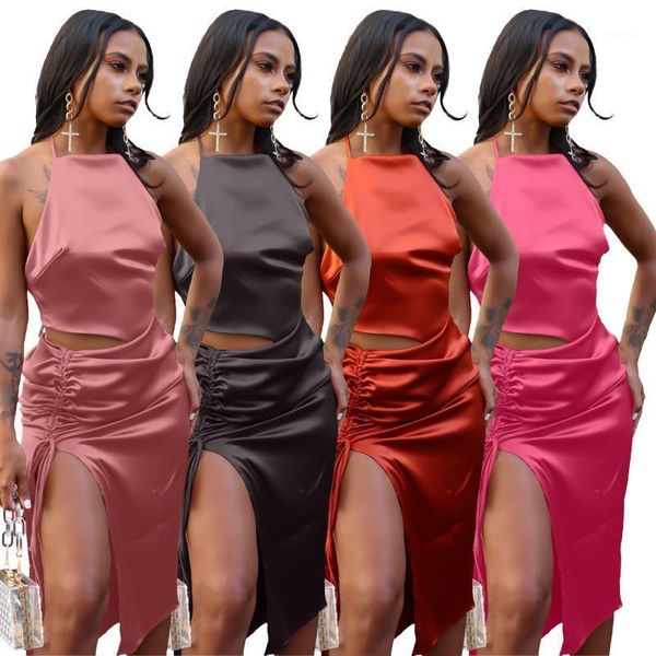 

women's tracksuits l257-two-piece suit, Gray