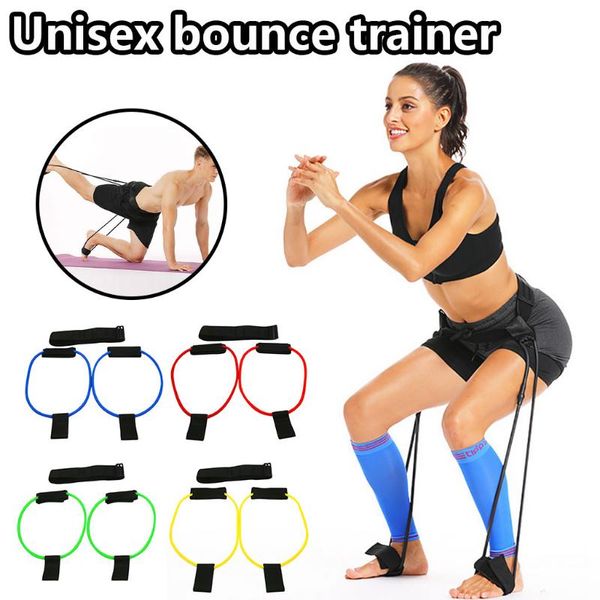 

resistance bands bouncing trainer squat strength hip legs exercise fitness equipment workout pull rope training home gyms