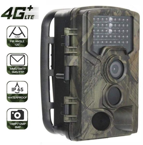 

hc-800lte 4g 16mp 1080p hd trail camera hc-800g/m mms smtp outdoor wildlife camera, waterproof ip65 night vision hunting cameras