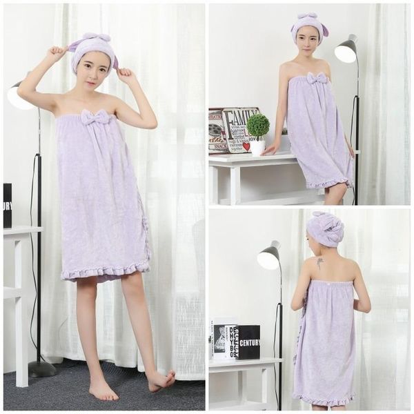 

towel women bathroom microfiber bath towels for adults robe hair serviette wy62310