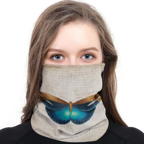 

scarves tropical butterfly multipurpose scarf mens ladies rectangular hijab custom neck gaiter magic, Blue;gray