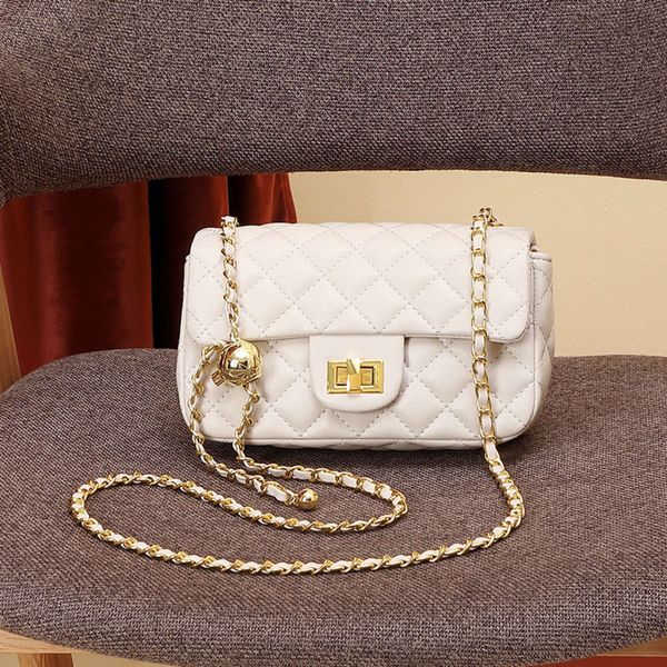 

feinibei poetry bag women's summer 2021 fashion small fragrance fashion square fat lingge chain msenger