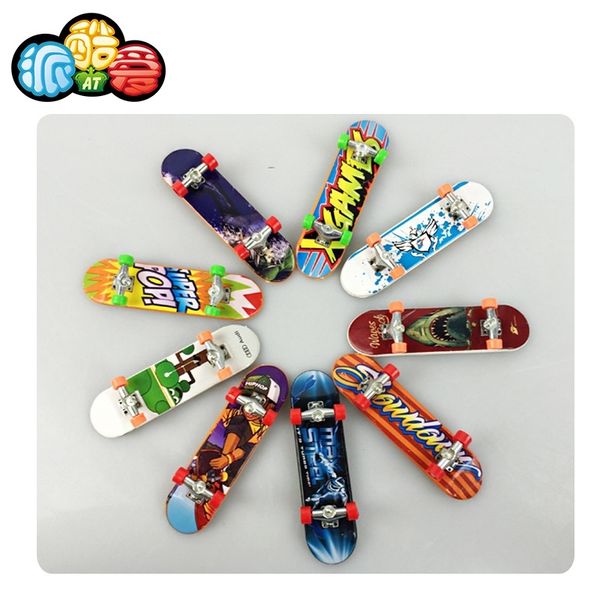 

children's educational toys creative fingertip sports alloy finger skateboard0