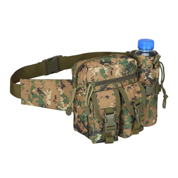 

waist bags travel water bottle bag casual adjustable 600d nylon material military