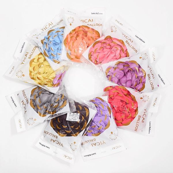 

party decoration 10inch macaron candy latex balloons 100pcs /bag birthday baby shower thicken good quanlitycute maballoon