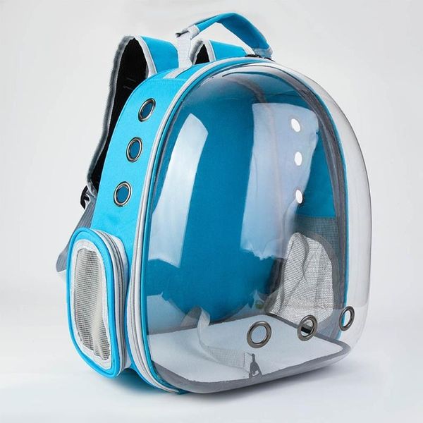 

backpack breathable transparent pet cat puppy travel space carrier bag