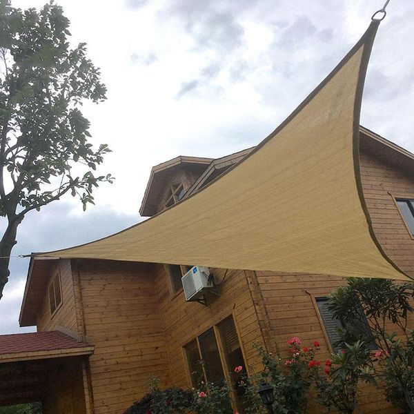 

shade awning sail canopy gazebo polyester fabric uv portable durable practical camping mat moisture proof tent cloth camp
