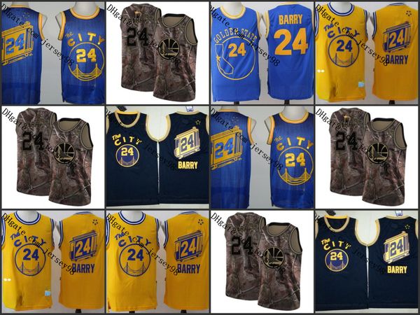 

golden state warriors men #24 rick barry retrobasketball jersey, Black