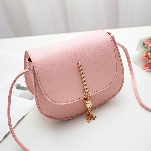 

evening bags fashion tassel women crossbody bag pu leather small flap messenger for ladies sling mobile phone wallet handbags bolsa
