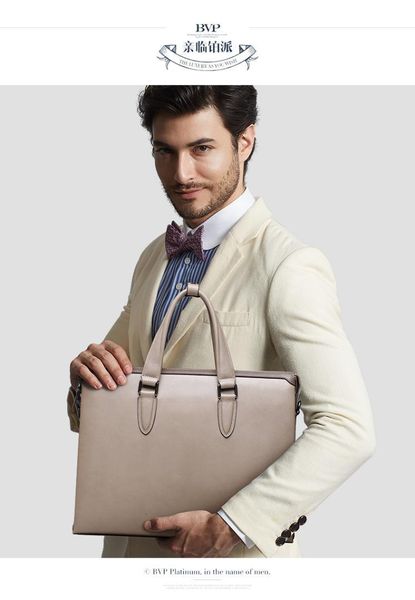 

briefcases bvp - bags men leather handbags business messenger type briefcase with zipper case for lapj15 poac