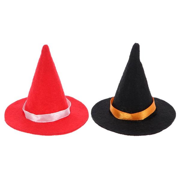 

party hats 4pcs bottle cloth mini witch accessories