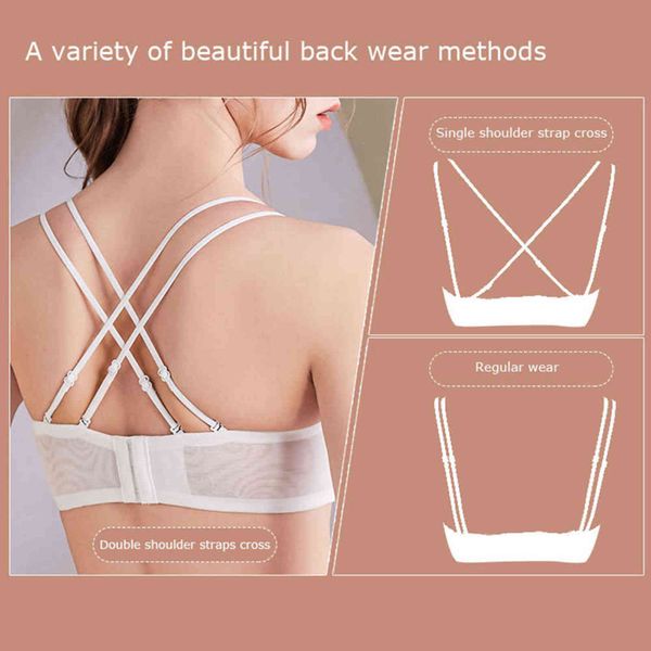 

nxy set summer beauty back bra push up brassiere lace lingerie crosswireless underwear for small chest 1129, Red;black