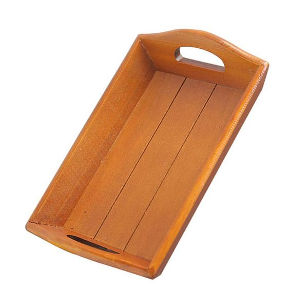 

kitchen storage & organization wooden tray vintage curved serving with handles box holder home ornament for bed dinner tea bar breakfas