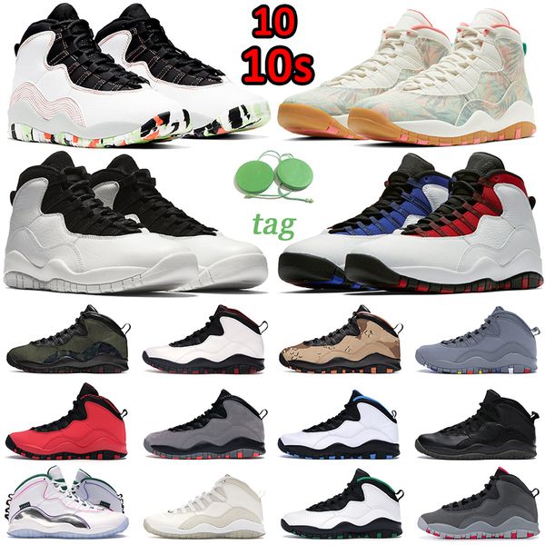 

jumpman 10 10s men basketball shoes westbrook class of 2006 ovo black white cement cool grey infrared im back shadow desert camo orlando men