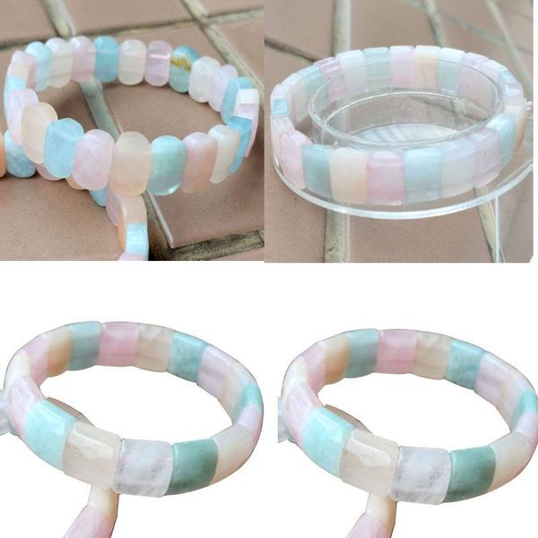 

beaded, strands fashion jewelry mix stone women men bracelet wb927, Black