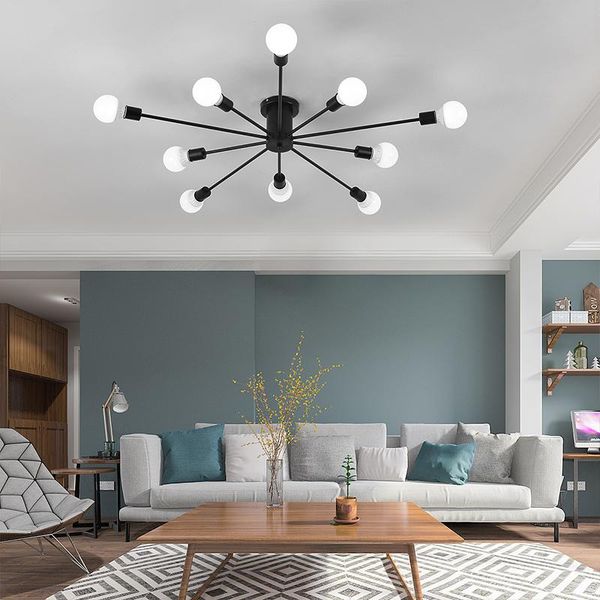 

chandeliers modern led ceiling lights for living room bedroom chandelier creative home lighting fixture gloss lamp fashion black