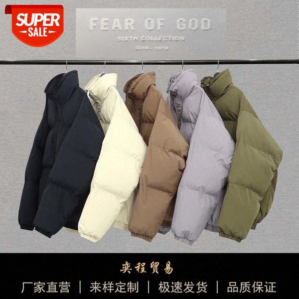 

eentials duplex street thick down cotton jacket #kl5d, Black;brown