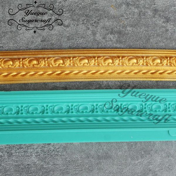 

baking moulds yueyue sugarcraft est boder silicone mold fondant cake decorating tools chocolate gumpaste