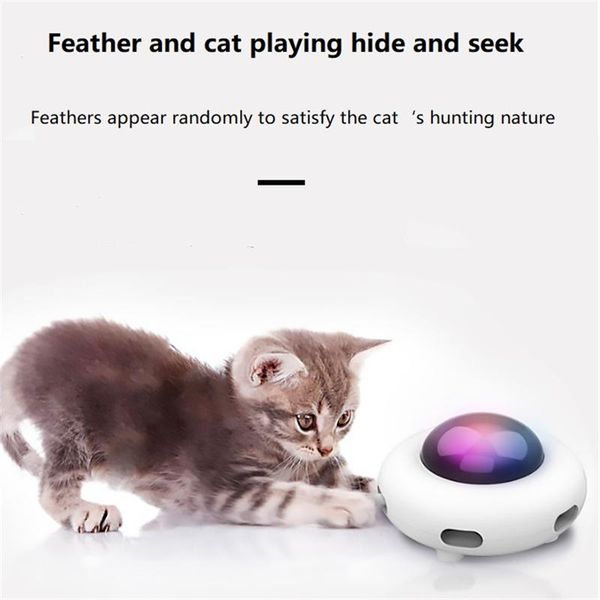 

cat toys automatic stick electric turntable pet toy smart teasing crazy game spinning dog catching mouse doughnut