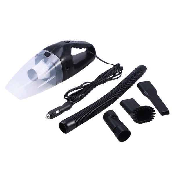 

portable 120w 12v handheld cyclonic wet dry duster car vacuum cleaner (black)