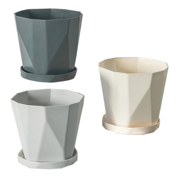 

planters & pots 3 sets planter indoor flower pot garden plant for home office