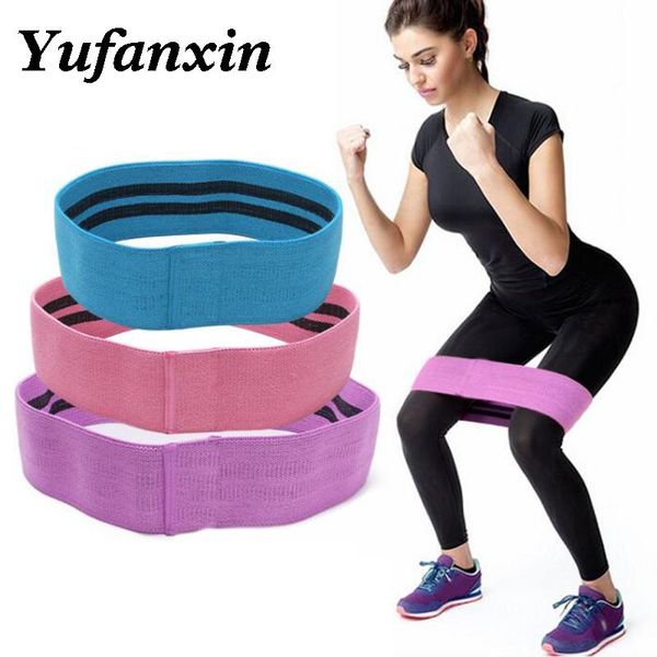 

yoga hip lifting tension loop band elastic squat resistance bands