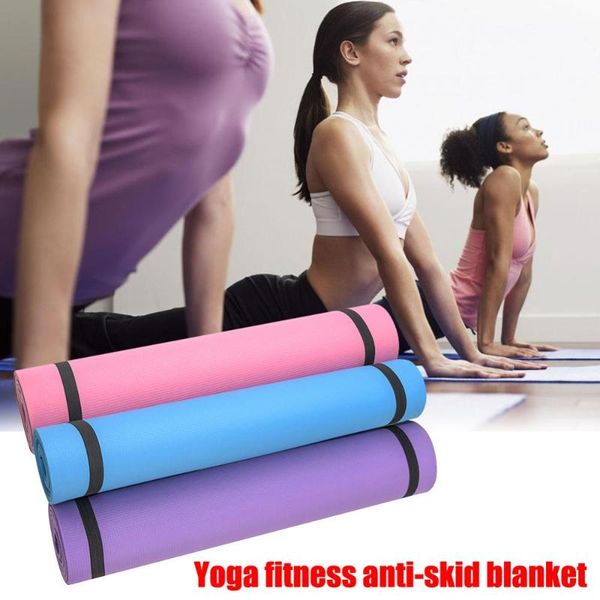 

yoga mats 4mm exercise mat non-slip pad lose weight waterproof sport moisture-proof fitness gymnastic