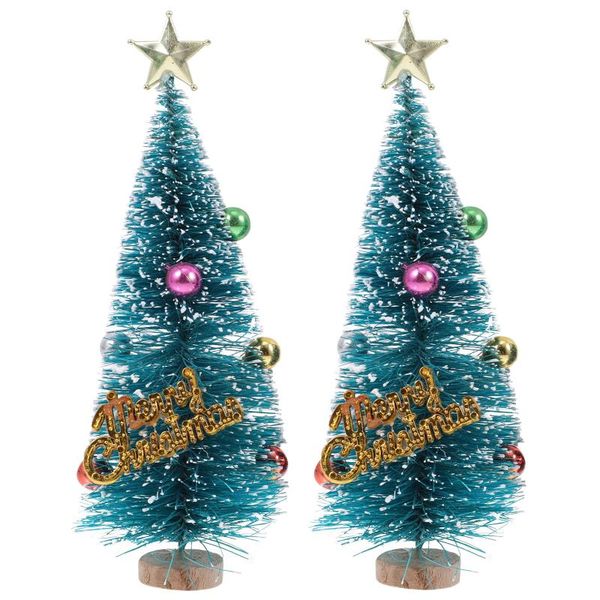 

christmas decorations 2pcs mini tree tablexmas ornaments