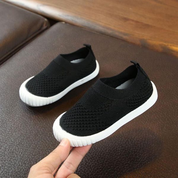 

baby shoes casual boys and girls candy color non-slip wear-resistant breathable one foot single 8 sneakers, Black;red