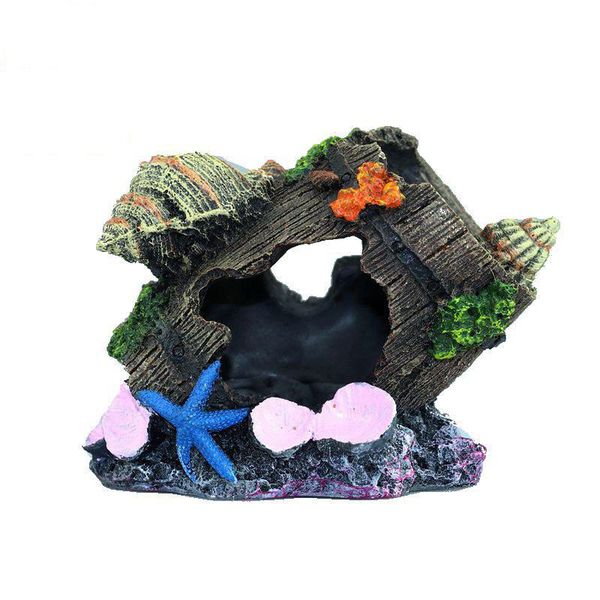 

aquarium decoration shell wine barrel fish shrimp shelter ornaments tank landscaping aquascape decor accessories decorations