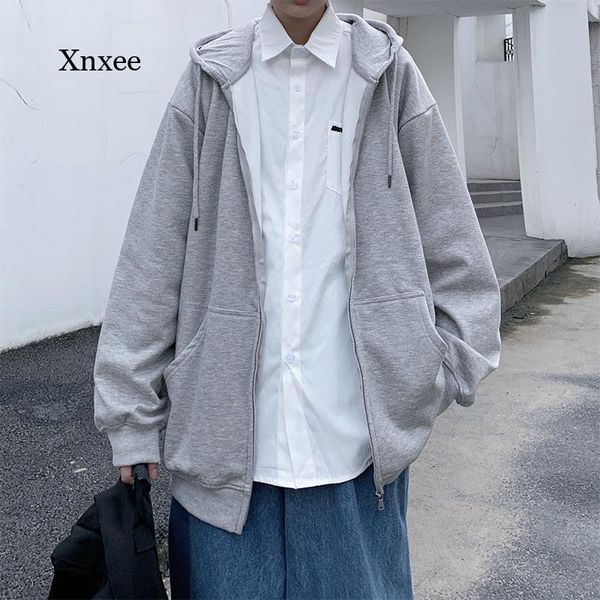 

women's hoodies & sweatshirts streetwear plus size women harajuku kawaii oversized zip up sweatshirt clothing korean hip hop long sle, Black