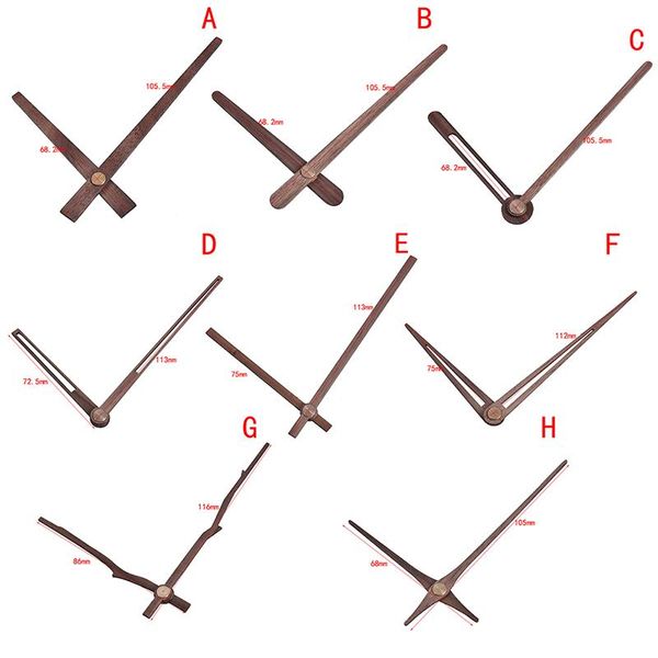 

wall clocks 1pc diy wooden pointers clock hands 12 inch needle quartz replace parts