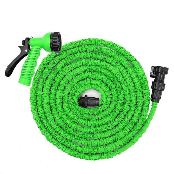 

watering equipments garden hose pipe 25-250 ft expandable flexible water sets high pressure wash gun for home car with spray