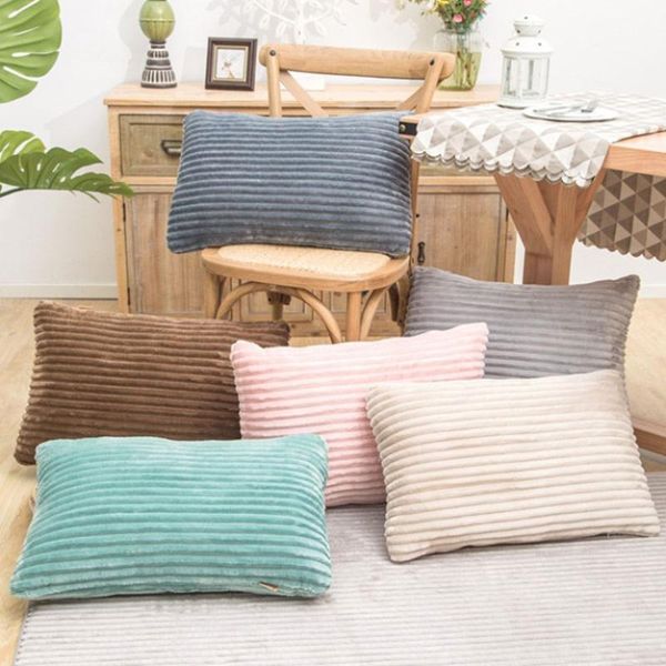 

cushion/decorative pillow corduroy cases rectangular sofa cushion pillowcases decorative soft car office cover nordic home decor 30x50cm