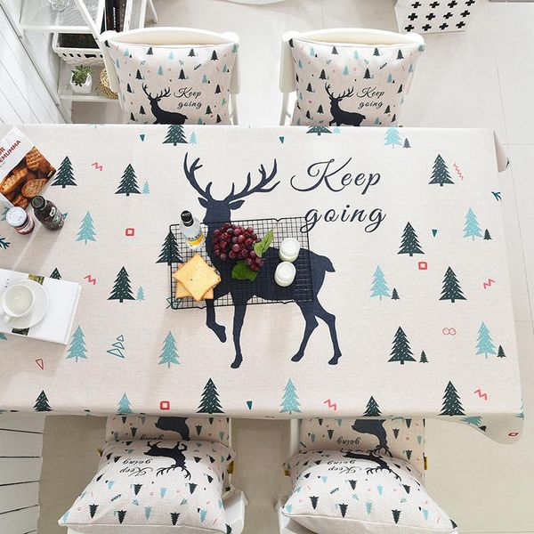 

nordic simple small fresh pound cotton and linen table cloth