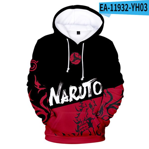 

new popular animation character surrounding 3d digital printed hoodie 3lqh, Black