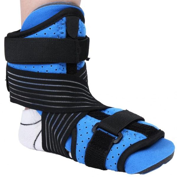 

ankle support adjustable brace foot sprains corrector breathable compression band, Blue;black