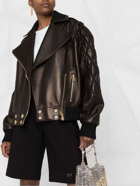 

women's jackets coat jacket 2021 winter leather plus size ., Black;brown