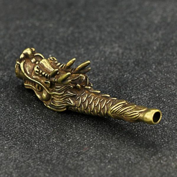

decorative objects & figurines 8.2cm retro pure copper faucet pipe antique brass crafts collection ornaments delicate and vivid finely craft