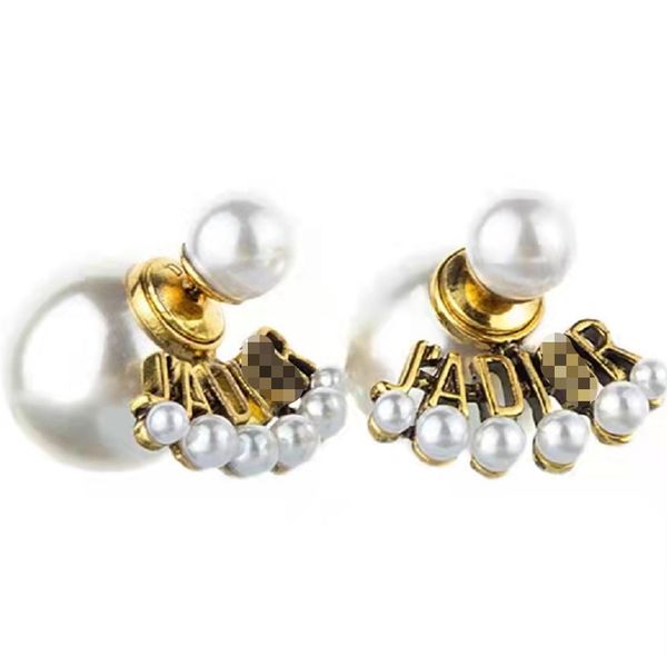 

premium outlet 70% off fan size pearl earrings simple jewelry for women, Silver