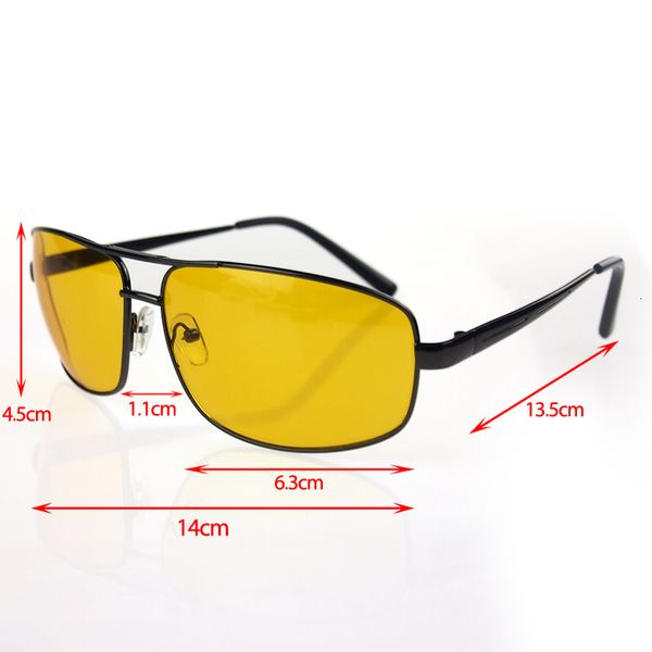 

luxury designer sunglasses fashion anti glare vision driver safety yellow night driving glasses retail/wholesales 0622, White;black