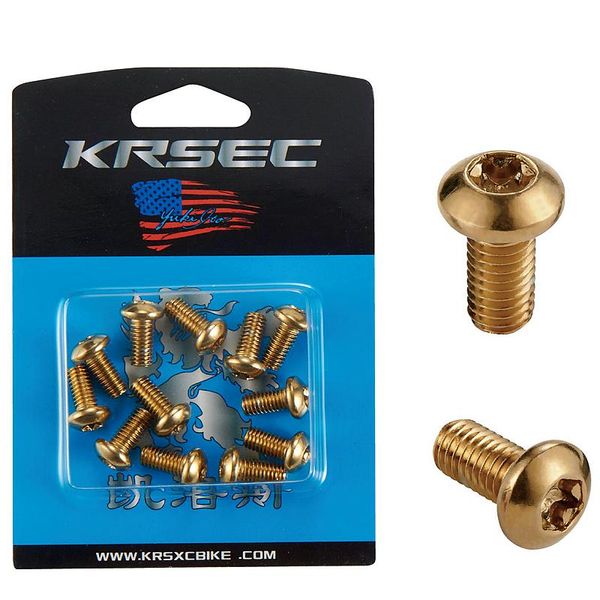 

bike brakes m5x10mm disc brake rotor bolt t25 stainless steel bicycle parts mtb mountain titanium screw 12pcs six nails