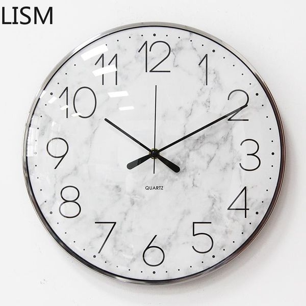 

wall clocks round clock vintage retro antique living room modern design nordic home decore reloj de pared