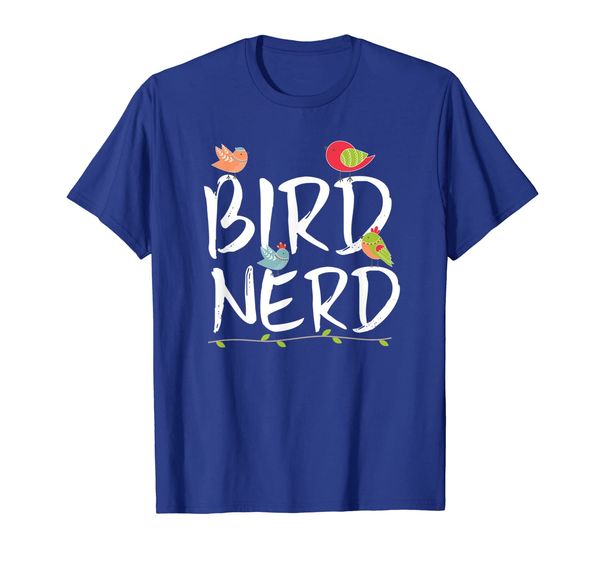 

bird nerd t-shirt cute bird lover bird watching tee, White;black