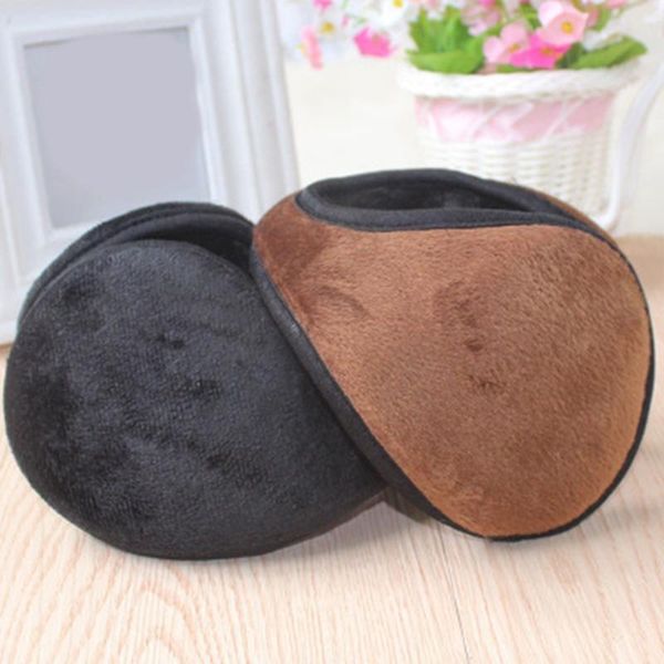 

berets men earmuffs plush women man winter warm earmuff black coffee ., Blue;gray
