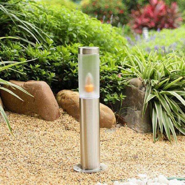 

led lawn light outdoor waterproof garden villa green landscape park lamps