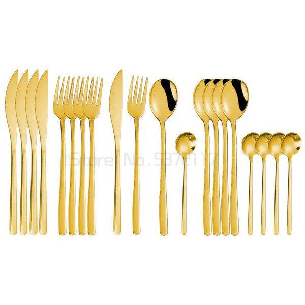

flatware sets black dinnerware set stainless steel dessert fork mirror cutlery tableware home accessories