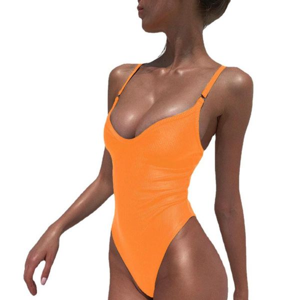 

women's swimwear 2021 unique ladies solid color swimsuit one piece bikini, White;black