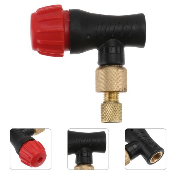 

bike pumps 1pc inflator head fast inflatable bottle thickened explosion-proof portable co2 gas cylinder mountain pumping