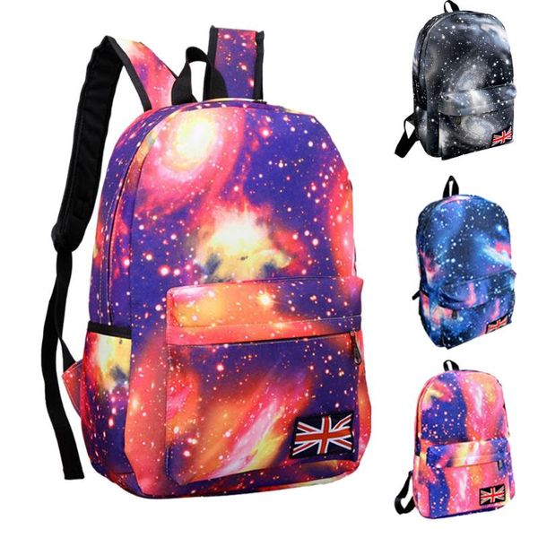 

backpack bag accessory galaxy pattern travel canvas leisure bags school drop <=487g37